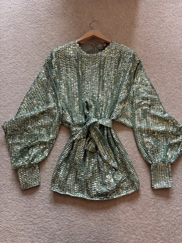 Asos design sequin mint green - sequin,