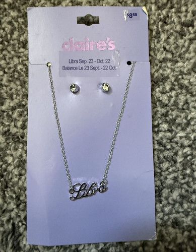 Claire libra script letter - libra,