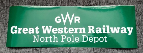 Railway depot sticker train - railway,