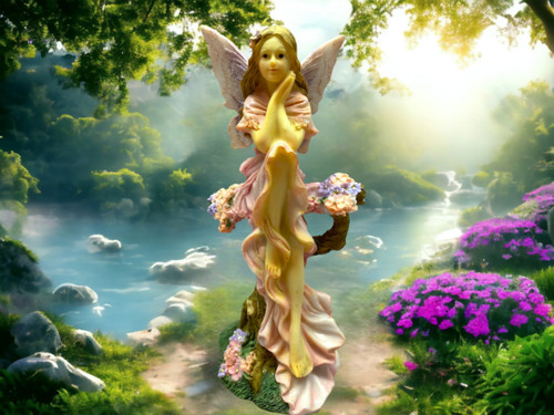 Enchanted garden fairy - enchanted,