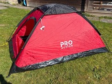 Pro Action 2 Man Dome Tent Red