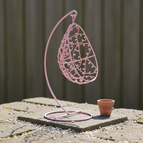Iron chair ornament metal wire - chair,