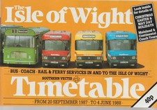 SOUTHERN VECTIS BUS TIMETABLE