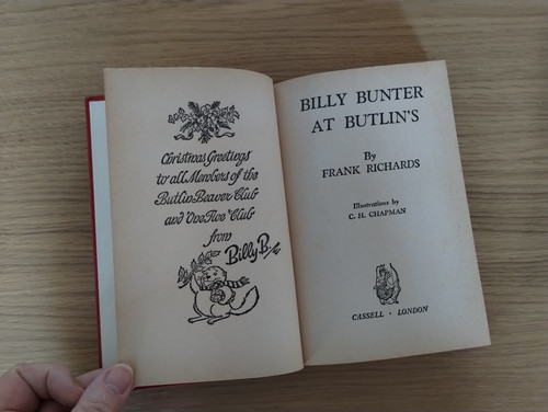Billy bunter butlins by - billy,