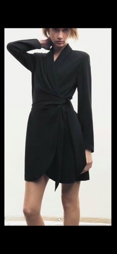 Zara blazer wrap dress - zara,