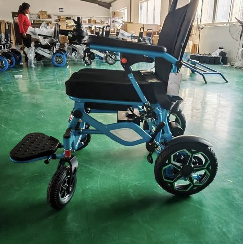 Folding electric wheelchair - folding,