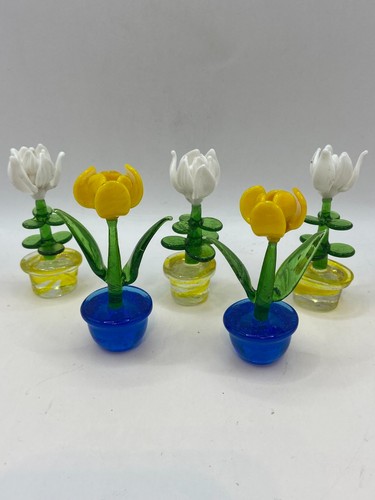 Colourful hand blown - 5, hand-blown
