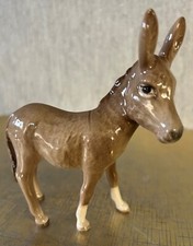 BESWICK DONKEY FOAL MODEL No. 2110 NATURAL GREY BROWN GLOSS PERFECT 16/11
