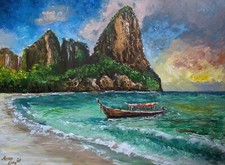 Landscape acrylic palette