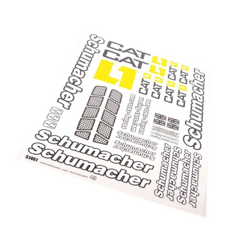 Schumacher decal cat l1 - schumacher,