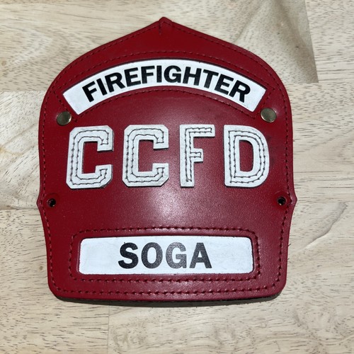 Vintage leather firefighter - leather,