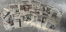 30 Assorted Newspaper Clippings About The Notorious Kray Twins