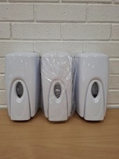 3 Manual Hand Soap Dispenser Wall Mount with Fixings Commercial Bathroom Kitchen