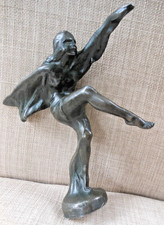 Max Le Verrier Patinated Metal Car Mascot - Sadi  1930's  Signed