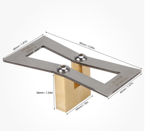 Stainless steel dovetail - stainless, gauge
