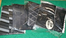 5x Opaque Pattern dark tights