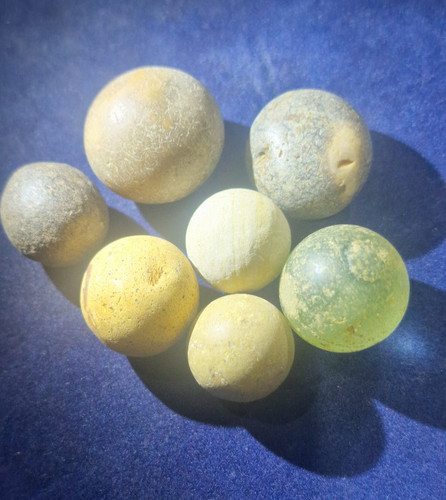 Vintage antique marbles - 7,