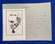 Peter Cushing Signed  91 on