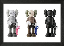 kaws Framed Wall Art Poster