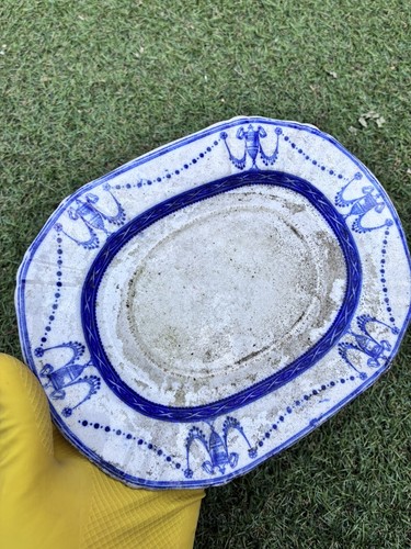 Antique blue white - antique,