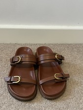 Zara Women's Brown Slippers