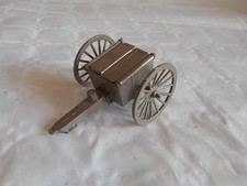 Vintage lead CL French Horse drawn Ammunition limber with shells WW1 1910s