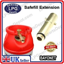 Safefill gas Bottle adaptor UK Bayonet Extension 103mm:Refill gas bottle adaptor