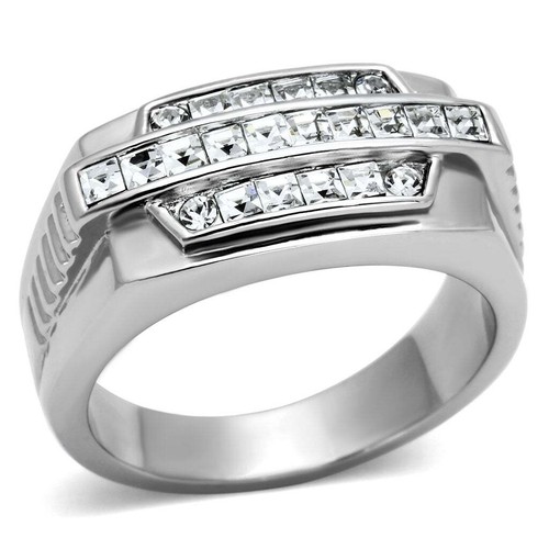 Mens silver ring - , signet