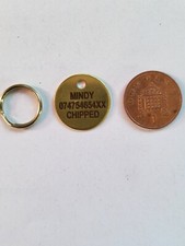 19mm LASER ENGRAVED PET TAGS