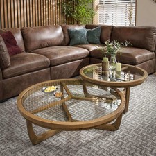 Set of 2 Modern Wooden Large