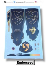 SG HP 33 Cricket Bat Stickers