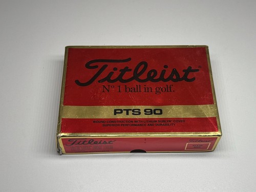 Box titleist pts 90 - box, of