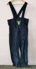 Henri Lloyd Olympic Blue Sailing Yachting Waterproof Salopettes/Bib Trousers - S