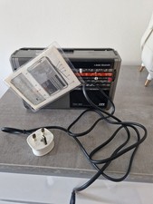 Itt Tiny 320 Radio Portable Radio with Power Supply Tested Working
