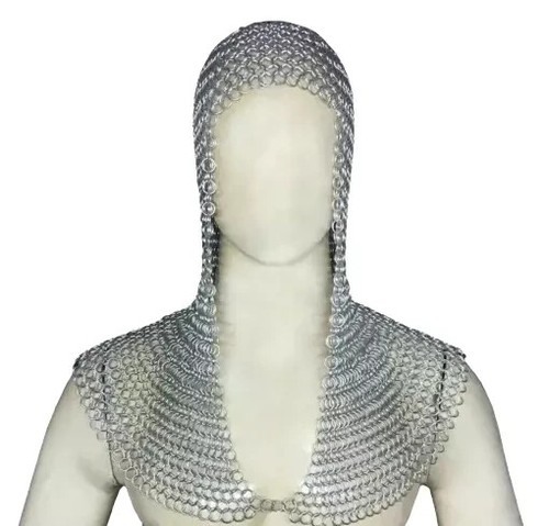 Aluminium chainmail butted - aluminium,
