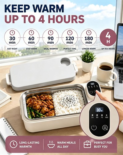 Stainless steel electric lunch - stainless,