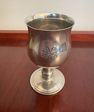 Vintage Royal Holland Daalderop Pewter Goblet – Decorative Dutch Cup Collectable