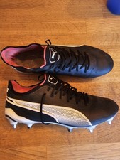 Puma Mens King Ultimate MXSG Mixed/Soft Ground Football Boots Black/White 8.5 Uk