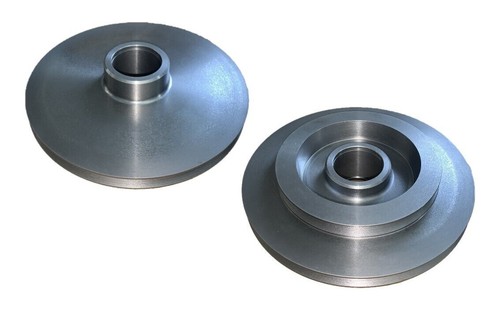 Twin step vee - vee, pulley