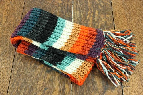 Handmade wool scarf hand - scarf,