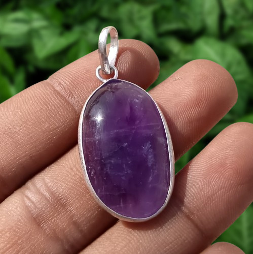 Ethnic amethyst gemstone 1pcs - ethnic,