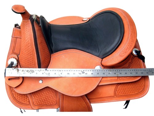 Western treeless saddle full - western,