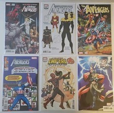 Avengers Varient Cover Mixed Lot Of 6 Marvel Comics. High Grade!