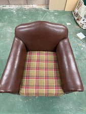 Reupholstered Tub Chair Brown