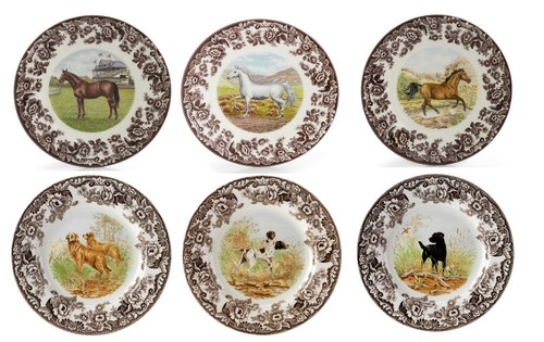 Spode woodland set x - set,