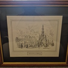 Framed David Hawker Print Of