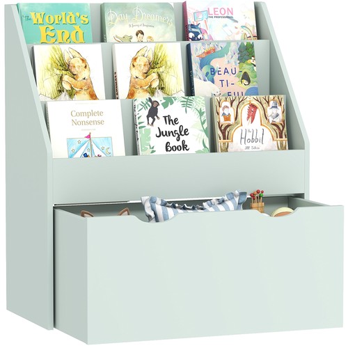 Aiyaplay kids bookcase 3 - bookcase, w/