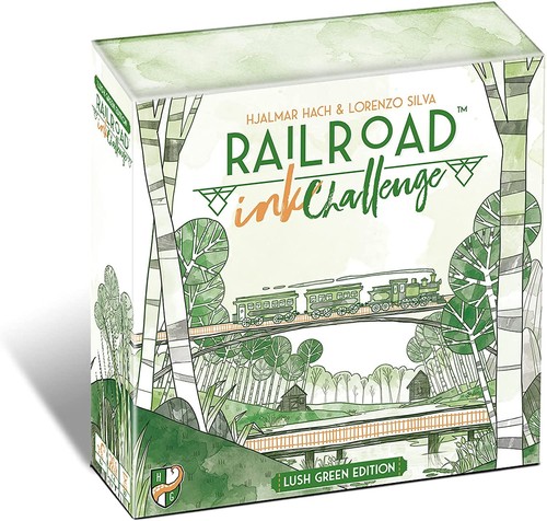 Railroad ink challenge lush - ink,