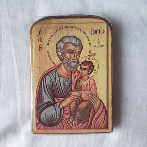 Byzantine icon saint joseph - of,
