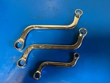 Chrome Vanadium Steel S-Shape Ring Spanner Set 10,11,16,17,18,19 mm